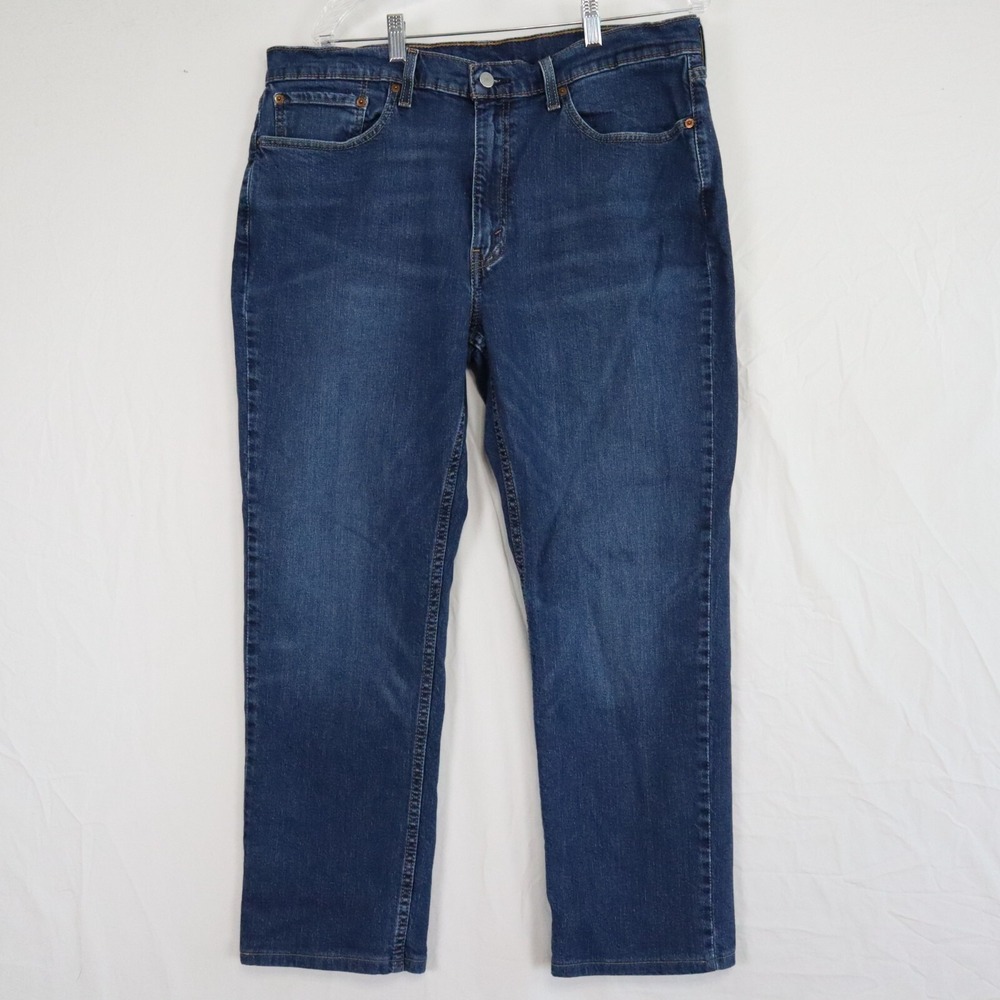 Levi's 514 Jeans Mens 38x30 Straight Fit‎ 5-Pocket Denim Blue